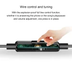 QKZ DM9 High-quality In-ear All-metal Sports Music Headphones, Microphone Version - Image 5