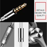 QKZ EQ1 CNC Metal Shark Fin Headphones Sports Music Headphones, Microphone Version - Image 3