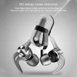 QKZ EQ1 CNC Metal Shark Fin Headphones Sports Music Headphones, Microphone Version - Image 7