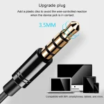 QKZ EQ1 CNC Metal Shark Fin Headphones Sports Music Headphones, Microphone Version - Image 8