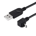 28cm 90 Degree Angle Elbow Micro USB to USB Data / Charging Cable, For Galaxy, Huawei, Xiaomi, LG, HTC and other Smart Phones - Image 4