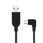 28cm 90 Degree Angle Right Micro USB to USB Data / Charging Cable, For Galaxy, Huawei, Xiaomi, LG, HTC and other Smart Phones - Image 3