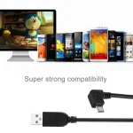 28cm 90 Degree Angle Right Micro USB to USB Data / Charging Cable, For Galaxy, Huawei, Xiaomi, LG, HTC and other Smart Phones - Image 5