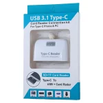 TF + SD Card + USB Port to USB-C / Type-C Adapter Card Reader Connection Kit with LED Indicator Light - Image 5