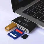 TF + SD Card + USB Port to USB-C / Type-C Adapter Card Reader Connection Kit with LED Indicator Light - Image 8