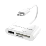 D-158 USB-C to USB SD/Micro SD Card Reader