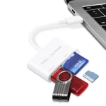 D-158 USB-C to USB SD/Micro SD Card Reader - Image 4