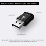 MSD168 2 in 1 Bluetooth Transmitter Receiver Mini 3.5mm AUX Stereo Wireless Bluetooth 5.0 Adapter For Car TV PC MP3 - Image 11