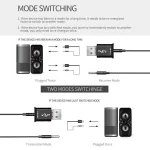 MSD168 2 in 1 Bluetooth Transmitter Receiver Mini 3.5mm AUX Stereo Wireless Bluetooth 5.0 Adapter For Car TV PC MP3 - Image 8