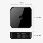 Bluetooth 5.0 Ffiber Optic Bluetooth Receiver CSR8670 Bluetooth Transmitter 2 in 1 Supports APTX, black - Image 2