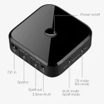 Bluetooth 5.0 Ffiber Optic Bluetooth Receiver CSR8670 Bluetooth Transmitter 2 in 1 Supports APTX, black - Image 3