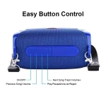 T&G TG532 10W Wireless Bluetooth Speaker Waterproof Portable Outdoor Mini Column Box Loudspeaker with FM Radio - Image 3