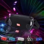 T&G TG532 10W Wireless Bluetooth Speaker Waterproof Portable Outdoor Mini Column Box Loudspeaker with FM Radio - Image 7