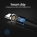 3A USB to USB-C / Type-C Fast Charging + 480Mbps Data Transmission Mobile Phone Magnetic Suction Fast Charging Data Cable, Cable Length: 1m, USB-C / Type-C - Image 9