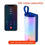 T&G TG169 LED Portable Bluetooth Speaker Outdoor Waterproof Subwoofer 3D Stereo Mini wireless Loudspeaker Support AUX FM TF card - Image 3