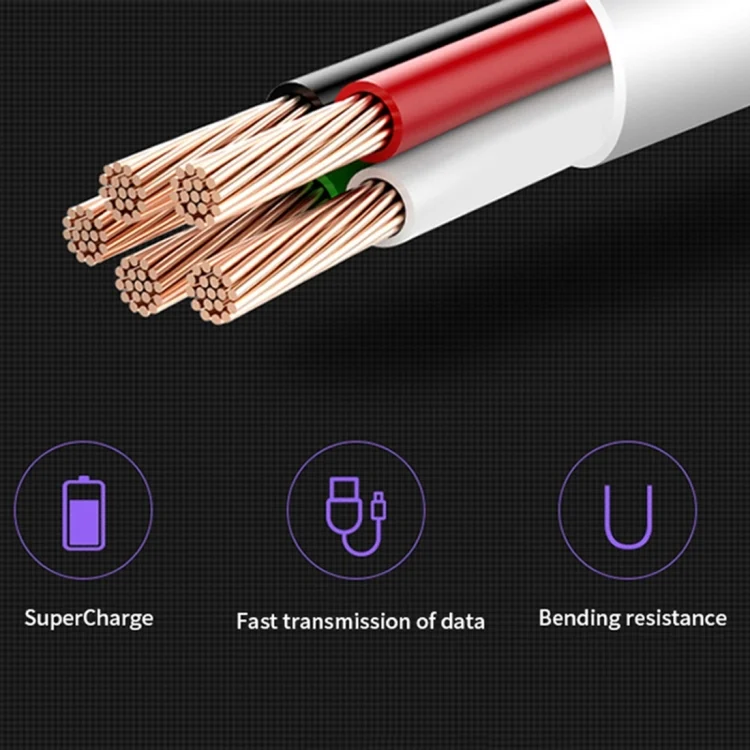 SYA001060201_11.webp 5A USB to USB-C / Type-C Mobile Phone Tablet PC Universal Super Fast Charging Data Cable, 1m, 1.5m, 2m - Image 12