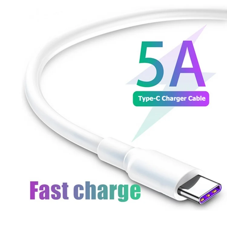 SYA001060201_2.webp 5A USB to USB-C / Type-C Mobile Phone Tablet PC Universal Super Fast Charging Data Cable, 1m, 1.5m, 2m - Image 3