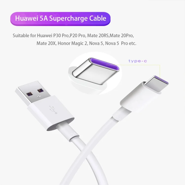 SYA001060201_3.webp 5A USB to USB-C / Type-C Mobile Phone Tablet PC Universal Super Fast Charging Data Cable, 1m, 1.5m, 2m - Image 4