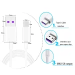 5A USB to USB-C / Type-C Mobile Phone Tablet PC Universal Super Fast Charging Data Cable, 1m, 1.5m, 2m - Image 8