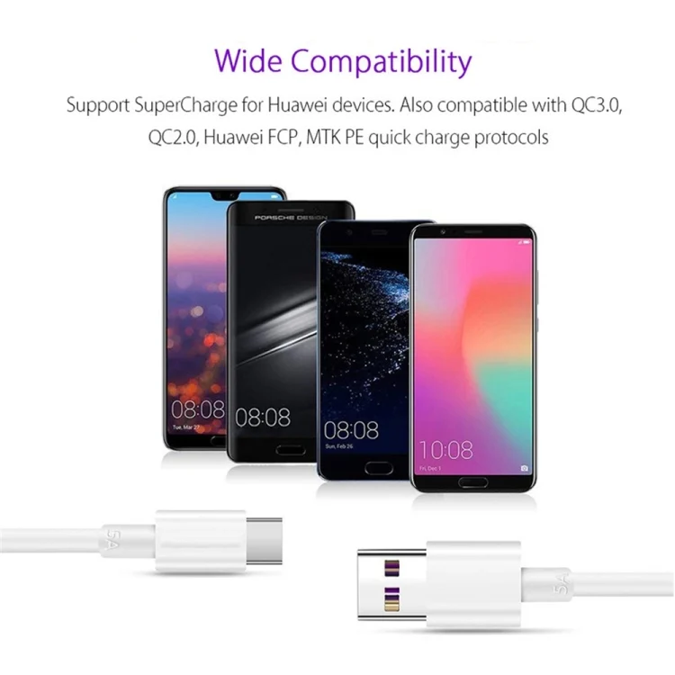 SYA001060201_9.webp 5A USB to USB-C / Type-C Mobile Phone Tablet PC Universal Super Fast Charging Data Cable, 1m, 1.5m, 2m - Image 10