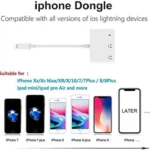 ZS-KL21820 3 in 1 8 Pin to 8 Pin Charging Port + 8 Pin Earphone Jack + 3.5mm Earphone Jack Earphone Adapter Adapter - Image 6