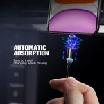 USB to 8 Pin Magnetic Metal Connector Nylon Two-color Braided Magnetic Data Cable, Cable Length: 1m, 8 Pin - Image 11