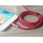 2 in 1 USB to 8 Pin + Micro USB Magnetic Metal Interface Nylon Braided Charging Cable, Length: 1m, 1m - Image 12