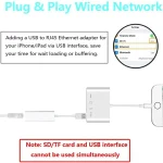ZS-S1827 4 in 1 SD Card + TF Card + 8 Pin Charge + USB Interface to 8 Pin Interface Camera Reader Adapter, Support All iOS System - Image 6