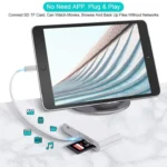 ZS-S1852 6 in 1 3 USB Female to 8 Pin Male OTG Camera Card Reader Adapter with SD & TF Card & 8 Pin Charging Interface, Support All iOS System - Image 5