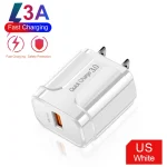 Portable QC3.0 18W USB Port Universal Quick Charging Charger, US Plug, US Plug - Image 2
