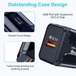 Portable QC3.0 18W USB Port Universal Quick Charging Charger, US Plug, US Plug - Image 3
