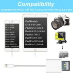ZS-KL21810 8 Pin to SD Card Camera Card Reader Adapter, Support All iOS System - Image 8