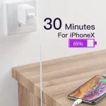 2 in 1 USB to USB-C / Type-C Data Cable + 30W QC 3.0 4 USB Interfaces Mobile Phone Tablet PC Universal Quick Charger Travel Charger Set, US Plug, USB-C / Type-C Set US Plug - Image 9