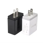 2 in 1 1m USB to Micro USB Data Cable + 30W QC 3.0 4 USB Interfaces Mobile Phone Tablet PC Universal Quick Charger Travel Charger Set, US Plug, Micro USB Set US Plug - Image 11