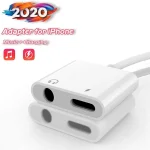 ZS-KL21804 2 in 1 8 Pin to 3.5mm Audio + 8 Pin Charging Interface, Earphone Adapter, Suitable for All IOS Systems - Image 4