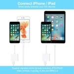 ZS-KL21806 2 in 1 8 Pin to USB 3.0 + Camera USB Read OTG Adapter, Compatible with IOS 13 and Above System - Image 11