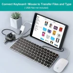 ZS-KL21806 2 in 1 8 Pin to USB 3.0 + Camera USB Read OTG Adapter, Compatible with IOS 13 and Above System - Image 5