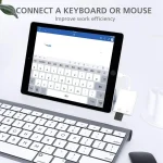 ZS-KL21806 2 in 1 8 Pin to USB 3.0 + Camera USB Read OTG Adapter, Compatible with IOS 13 and Above System - Image 6