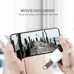 ZS-KL21806 2 in 1 8 Pin to USB 3.0 + Camera USB Read OTG Adapter, Compatible with IOS 13 and Above System - Image 7