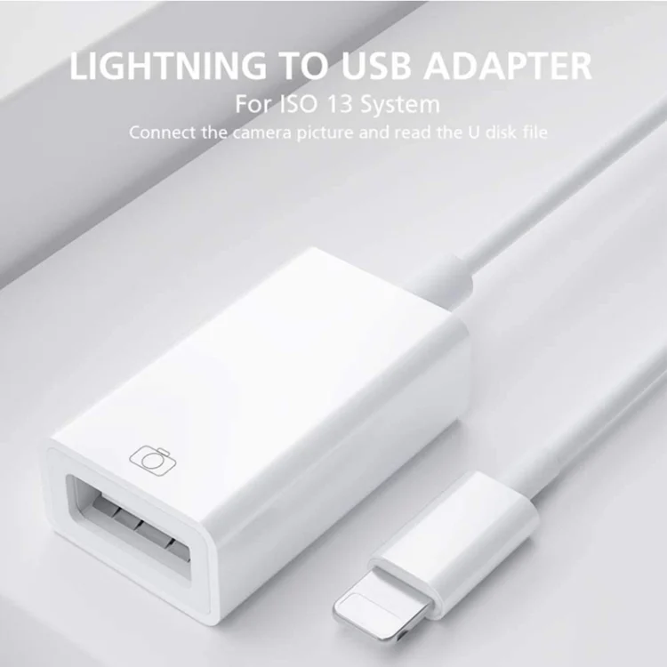 SYA0010901_2.webp FA-STAR ZS-KL21826 8 Pin to USB 3.0 OTG Adapter, Supports IOS 13 and Above - Image 3