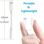 Zs-kl21836 2 PCS 8 Pin to 3.5mm Earphone Adapter Audio Adapter, Support All iOS System - Image 4