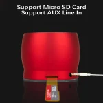 EWA A150 Portable Mini Bluetooth Speaker Wireless Hifi Stereo Strong Bass Music Boom Box Metal Subwoofer, Support Micro SD Card & 3.5mm AUX - Image 13