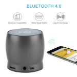 EWA A150 Portable Mini Bluetooth Speaker Wireless Hifi Stereo Strong Bass Music Boom Box Metal Subwoofer, Support Micro SD Card & 3.5mm AUX - Image 6