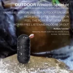 NewRixing NR106 Mini Portable Wireless Bluetooth Speaker Stereo Subwoofer, Built-in Microphone, Support Hands-free Calling & TF Card & FM, without LED Flashlight - Image 4