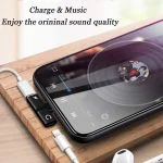 Zs-18182 2 PCS 2 in 1 8 Pin Male to 8 Pin Charging + 8 Pin Audio Female Connector Earphone Adapter, Supports Call & Volume Control, Compatible with IOS 13 System - Image 6