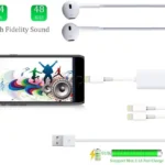 ZS-S1801 2 in 1 8 Pin Male to 8 Pin Charging + 8 Pin Audio Female Connector Earphone Adapter, Support Calls, Compatible with All IOS System - Image 8