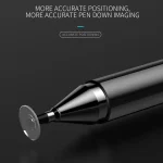 Imitation Porcelain 2 in 1 Mobile Phone Touch Screen Capacitive Pen for Apple / Huawei / Xiaomi / Samsung - Image 3