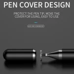 Imitation Porcelain 2 in 1 Mobile Phone Touch Screen Capacitive Pen for Apple / Huawei / Xiaomi / Samsung - Image 6