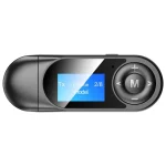 T13 Bluetooth 5.0 Drive-free USB Bluetooth Receiver and Transmitter with Screen - Image 2