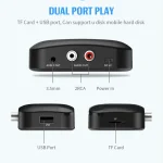 B20 NFC Bluetooth 5.0 Music Receiver Car Bluetooth Receiver, Support Hands-free Call & TF Vard & U Disk - Image 4